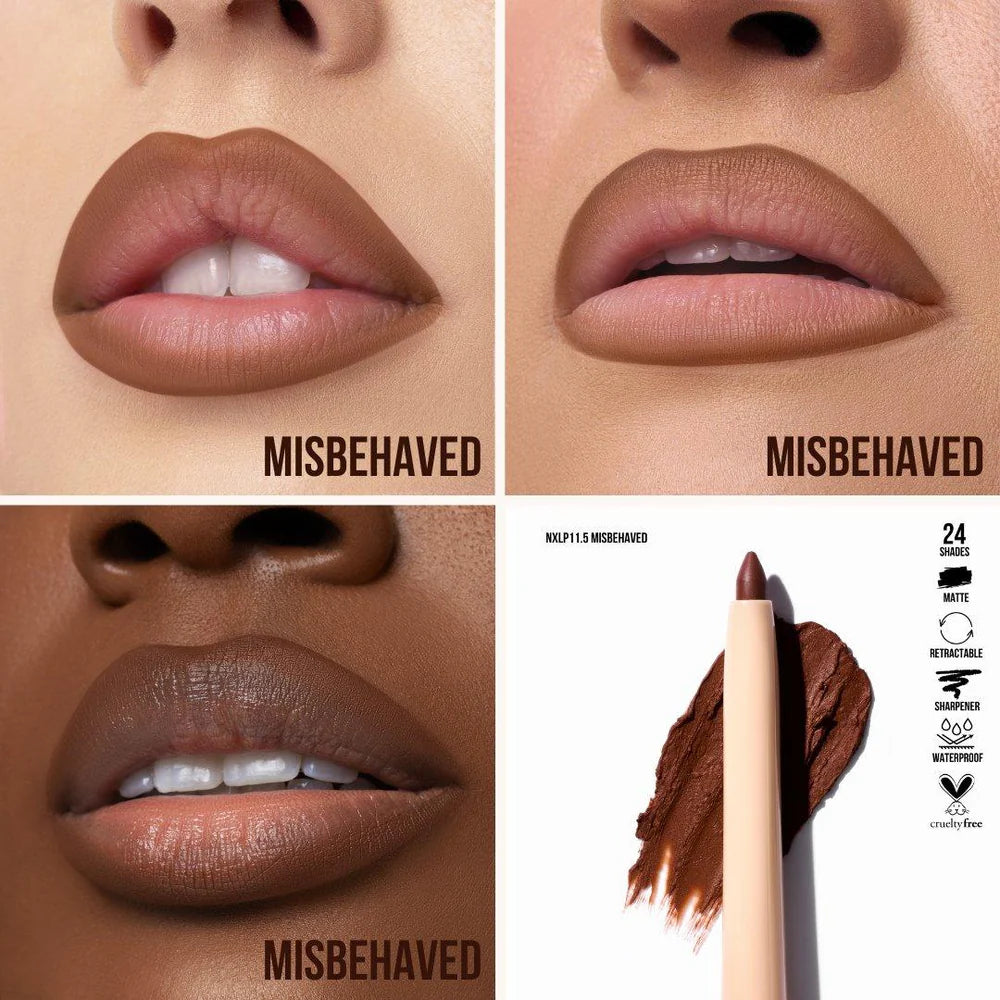 Beauty Creations Nude X Liners (NXLP11.5, Misbehaved) 3pc Bundle
