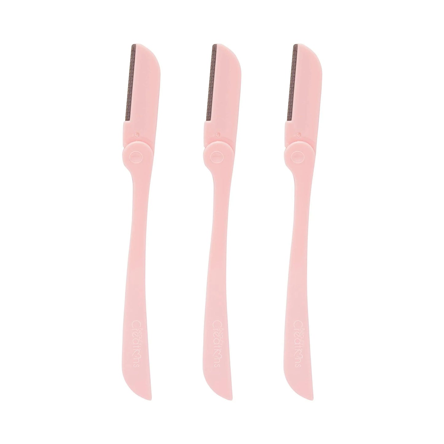 ELBR-Set Beauty Creations Pink Sleek & Brow Razor 3pc Set
