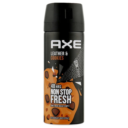 AXE Men's Deodorant 48hrs Non-Stop Fresh - Leather & Cookies 150ml