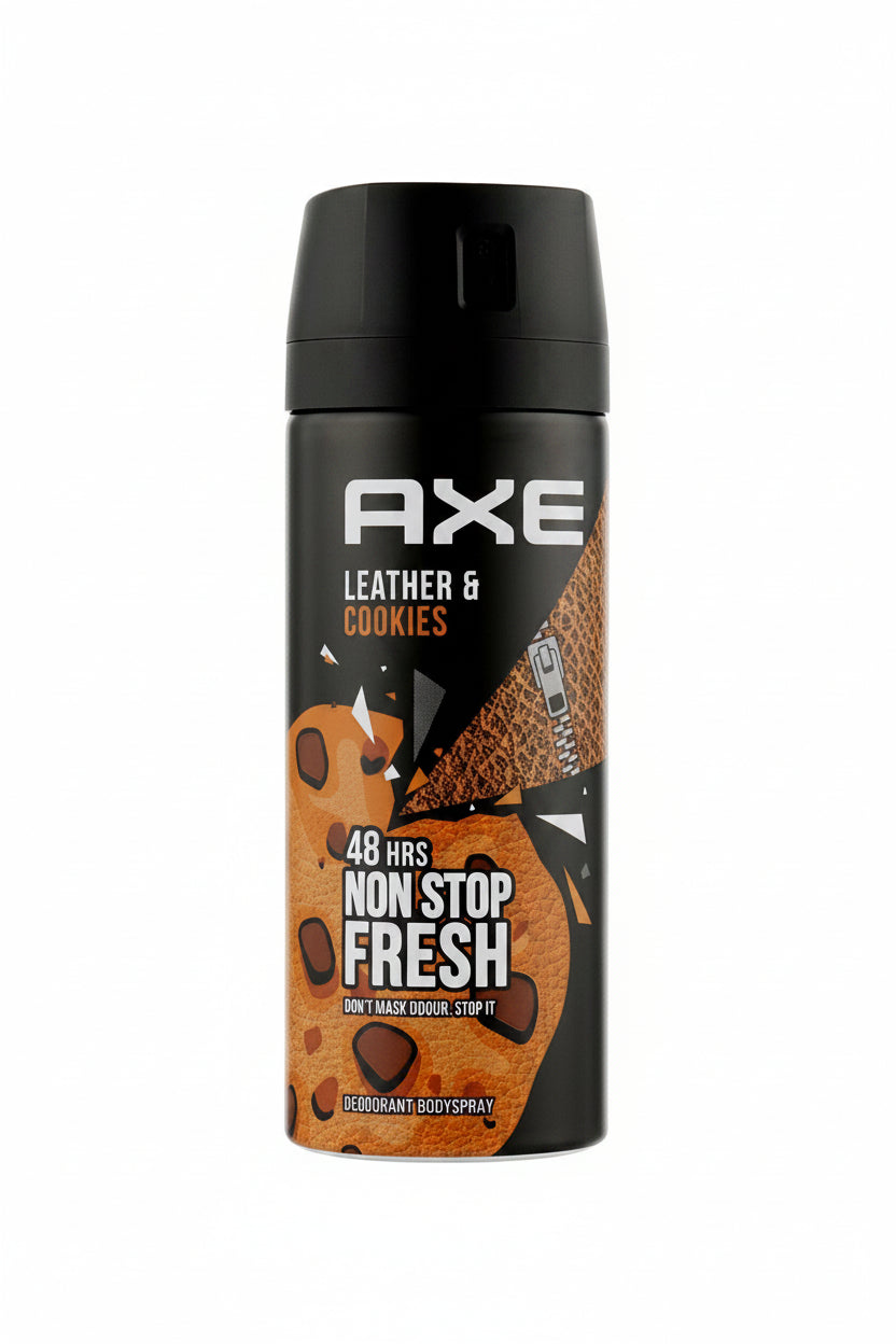 AXE Men's Deodorant 48hrs Non-Stop Fresh - Leather & Cookies 150ml