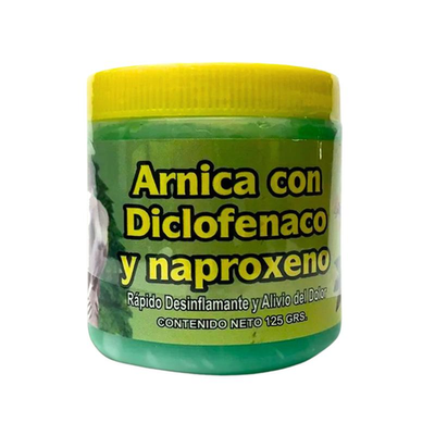 Natural De Mexico Arnica Con Diclofenaco Y Naproxeno 125GRS