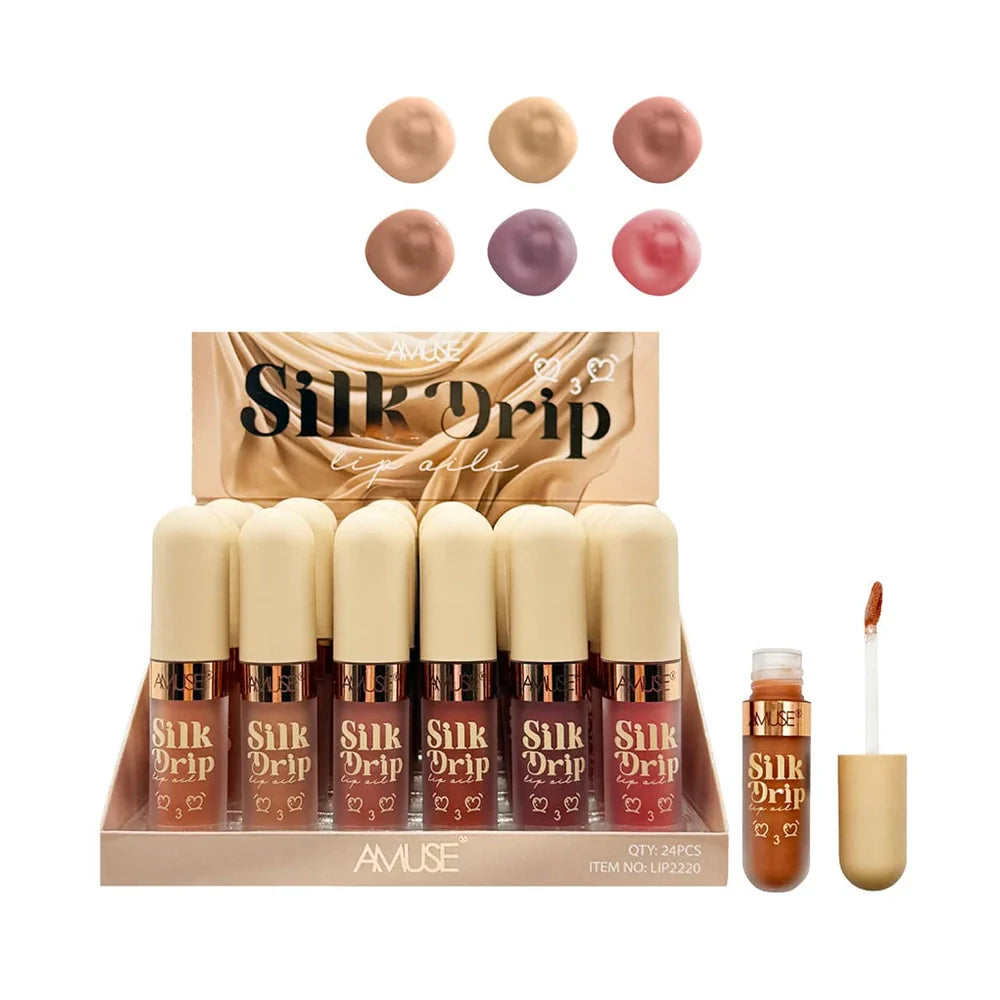 LIP2220- AMUSE - Silk Drip Lip Oil Display