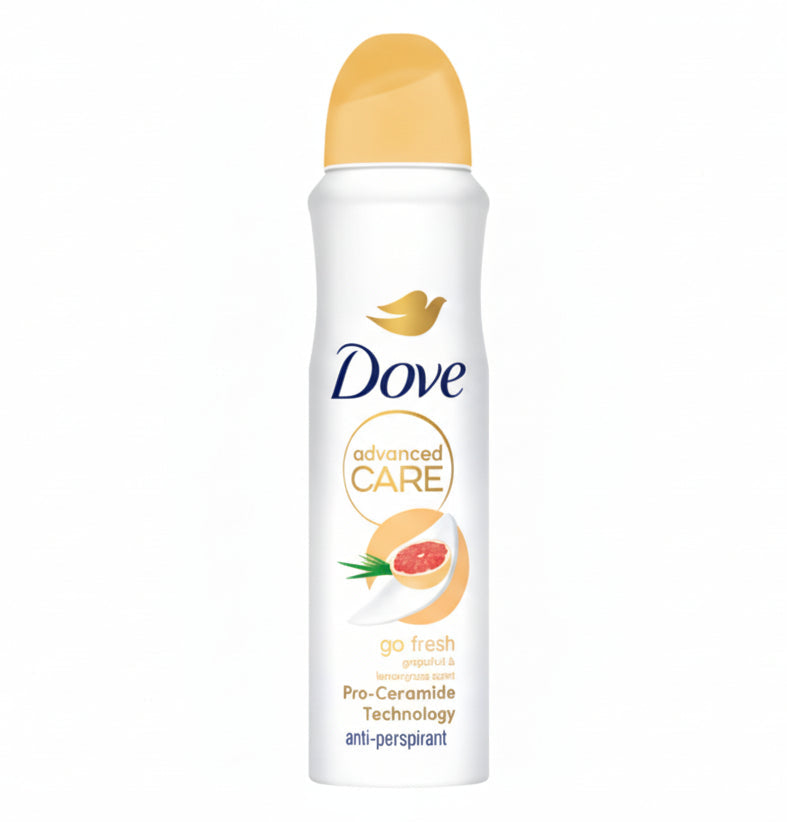Dove Spray Deodorant Grapefruit Lemongrass 150ml