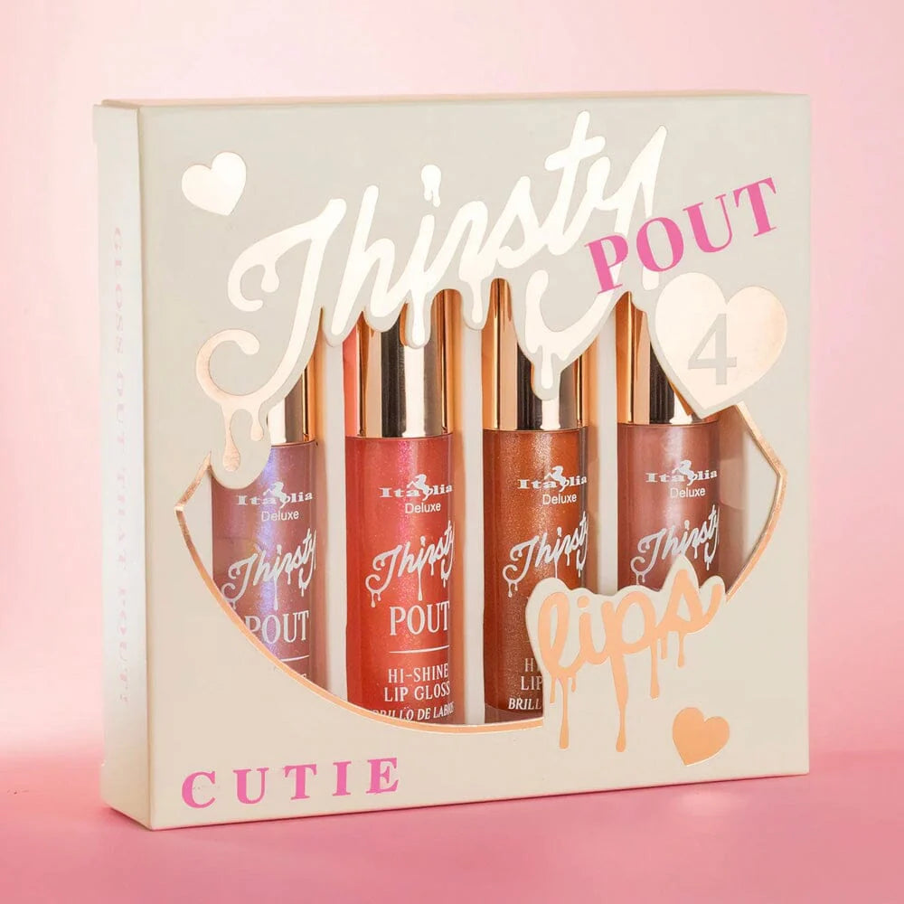 174-03 CUTIE Italia Deluxe Thirsty Pout 4 Lips Set