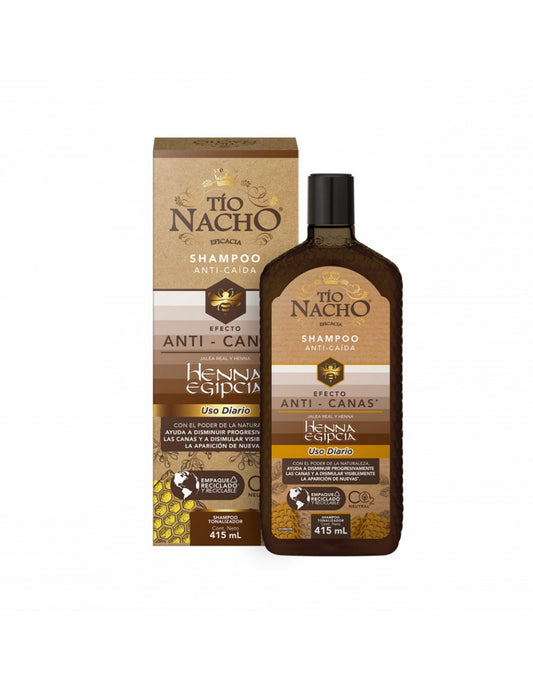 Tio Nacho Shampoo Anti-Canas Henna Egipcia Cont. 1L