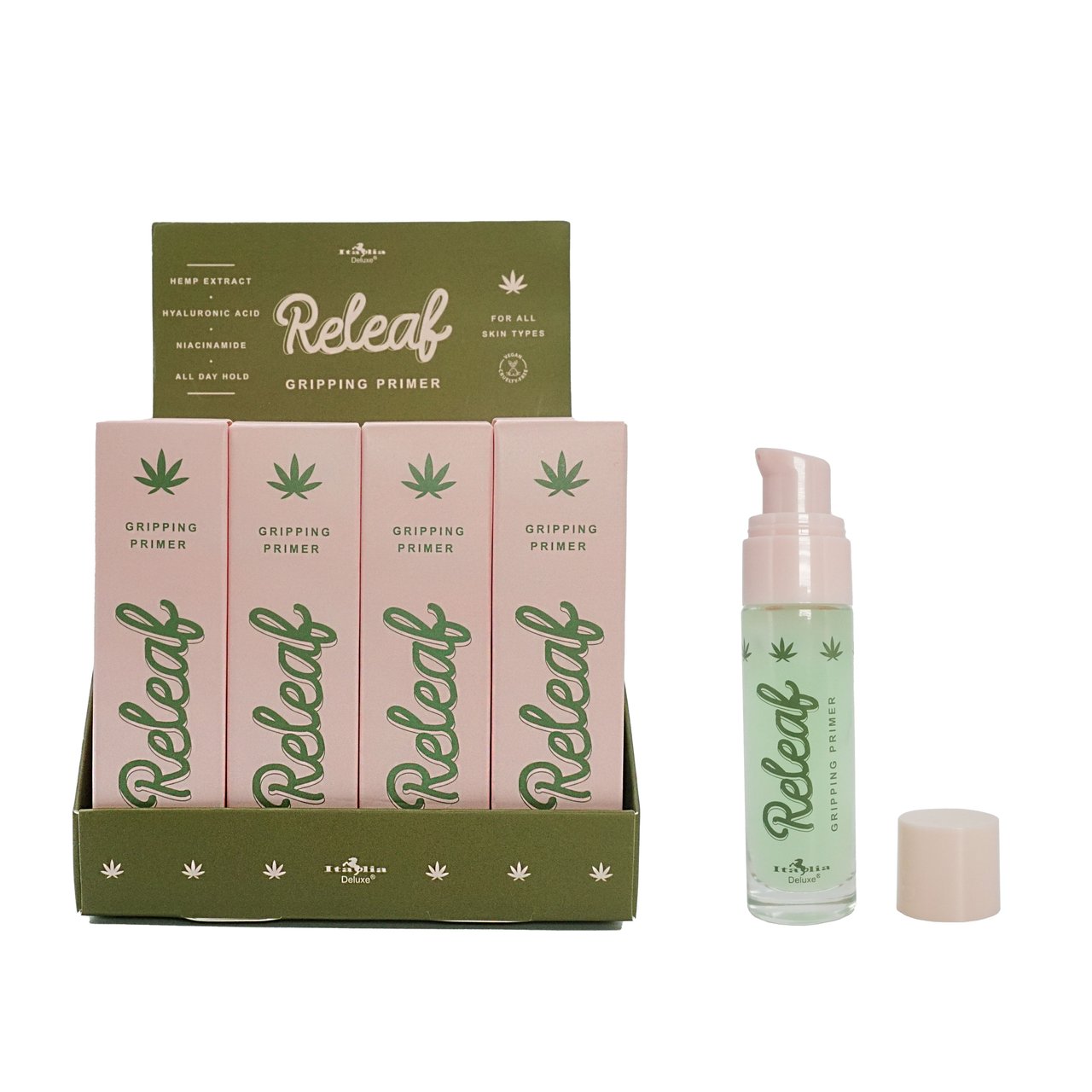 #108 Italia Deluxe Releaf Gripping Primer Display