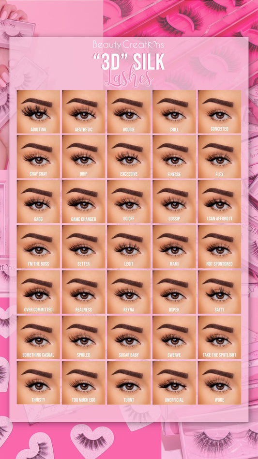 Mixed 10pc Set - 3D Faux Silk Lashes
