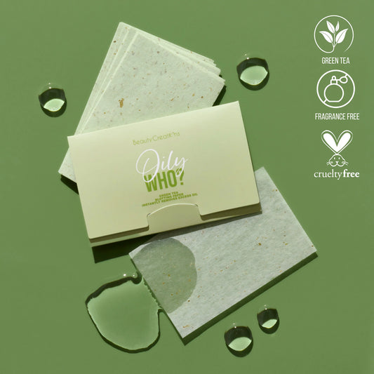 Beauty Creations Oily Who? - Green Tea Blotting Paper 3pc Bundle