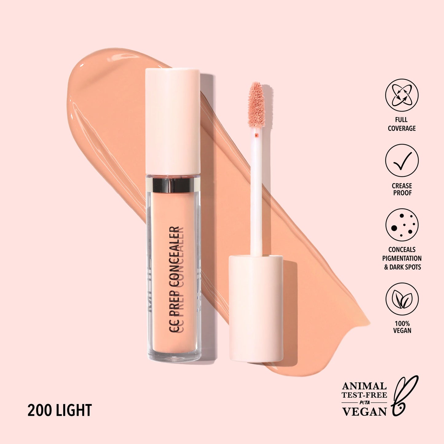 CC Prep Concealer (200, Light) 3pc Bundle