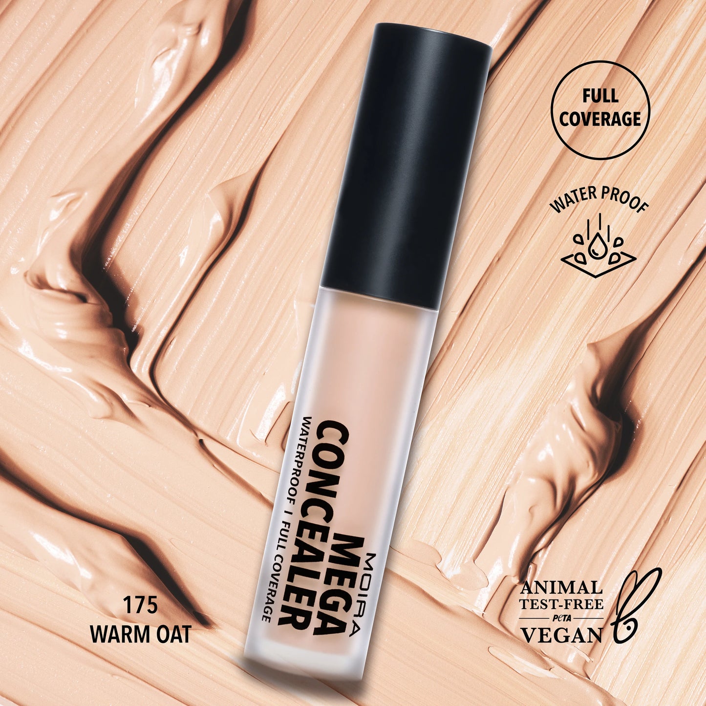 Mega Waterproof Concealer (MWC 175, Warm Oat)