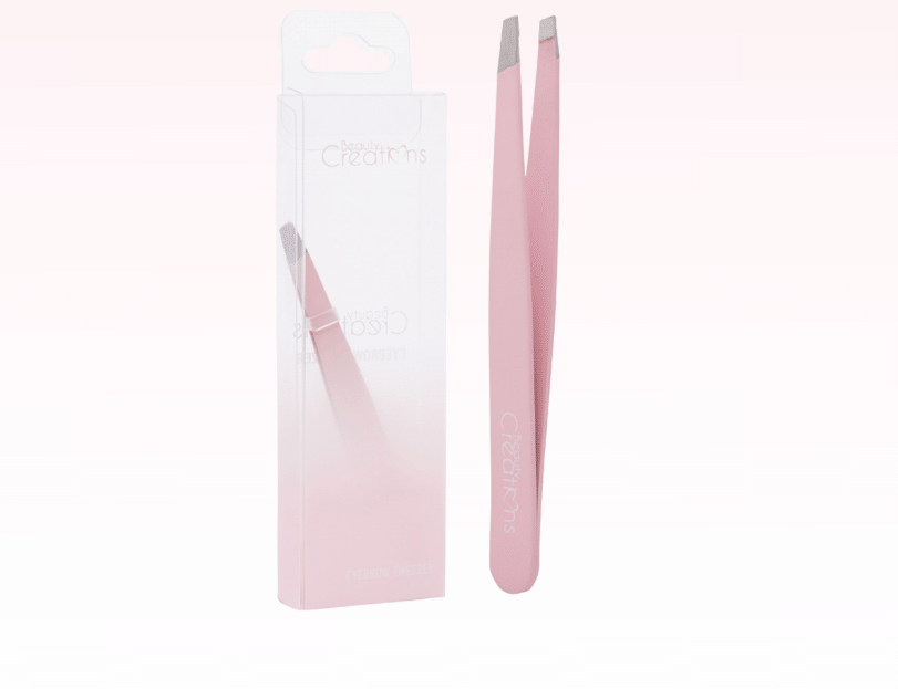 ET-PKRG Light Pink Beauty Creations Tweezer 6pc Set