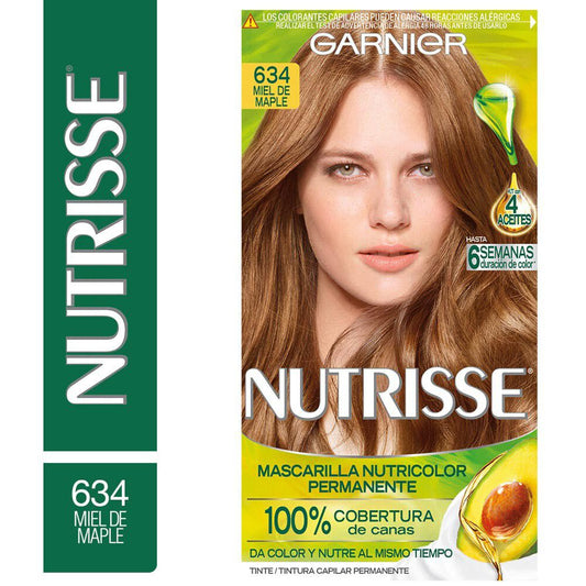 Garnier Nutrisse Tinte - 734 Miel De Maple/Rubio Dorado Cobrizo.