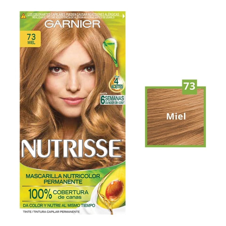 Garnier Nutrisse Tinte - 73 Miel, Rubio Dorado.