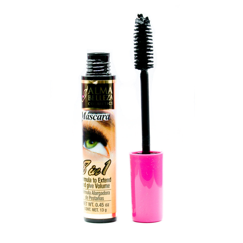 8 en 1 Formula Alargadora - Alma Belleza Mascara - 6PCS
