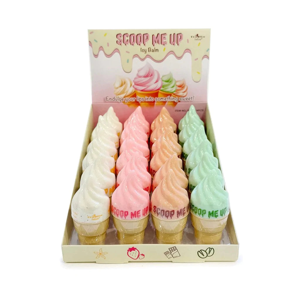 #9406 Italia Deluxe Scoop Me Up Lip Balm Display