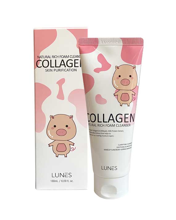Lunes Collagen Cleansing Foam 180ml