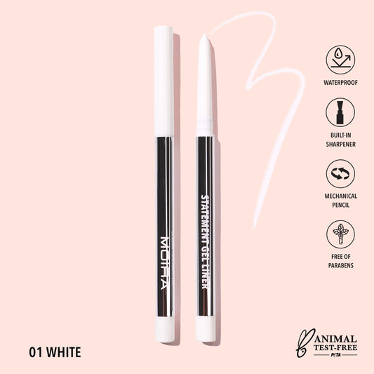 Statement Gel Liner (STL001, White) 3pc Bundle