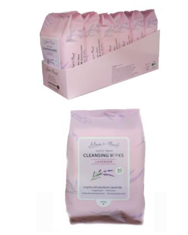 MIT008 Lavender Makeup Cleansing Wipes