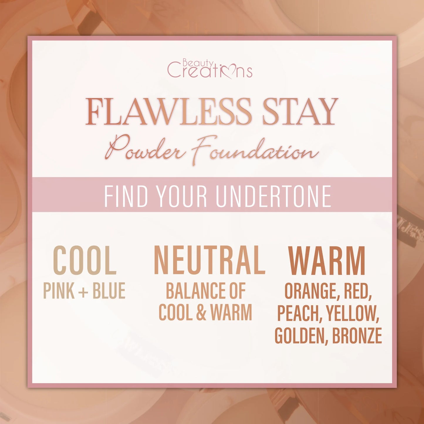 1pc Only 18.0 - Flawless Stay Powder Foundation