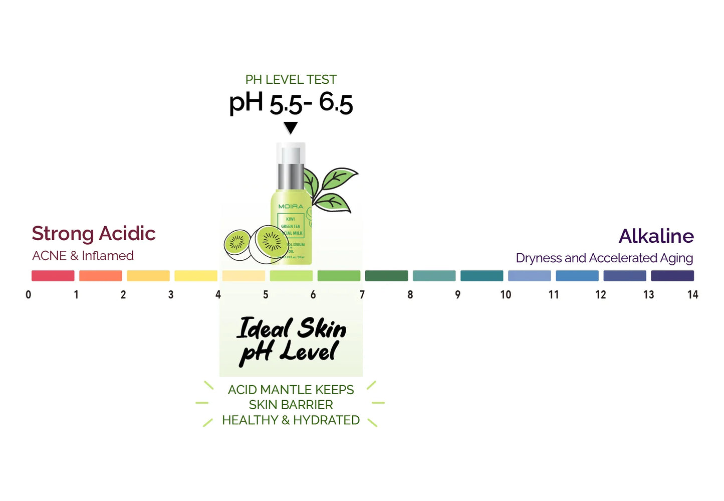 FMK 004 Kiwi Green Tea Facial Milk