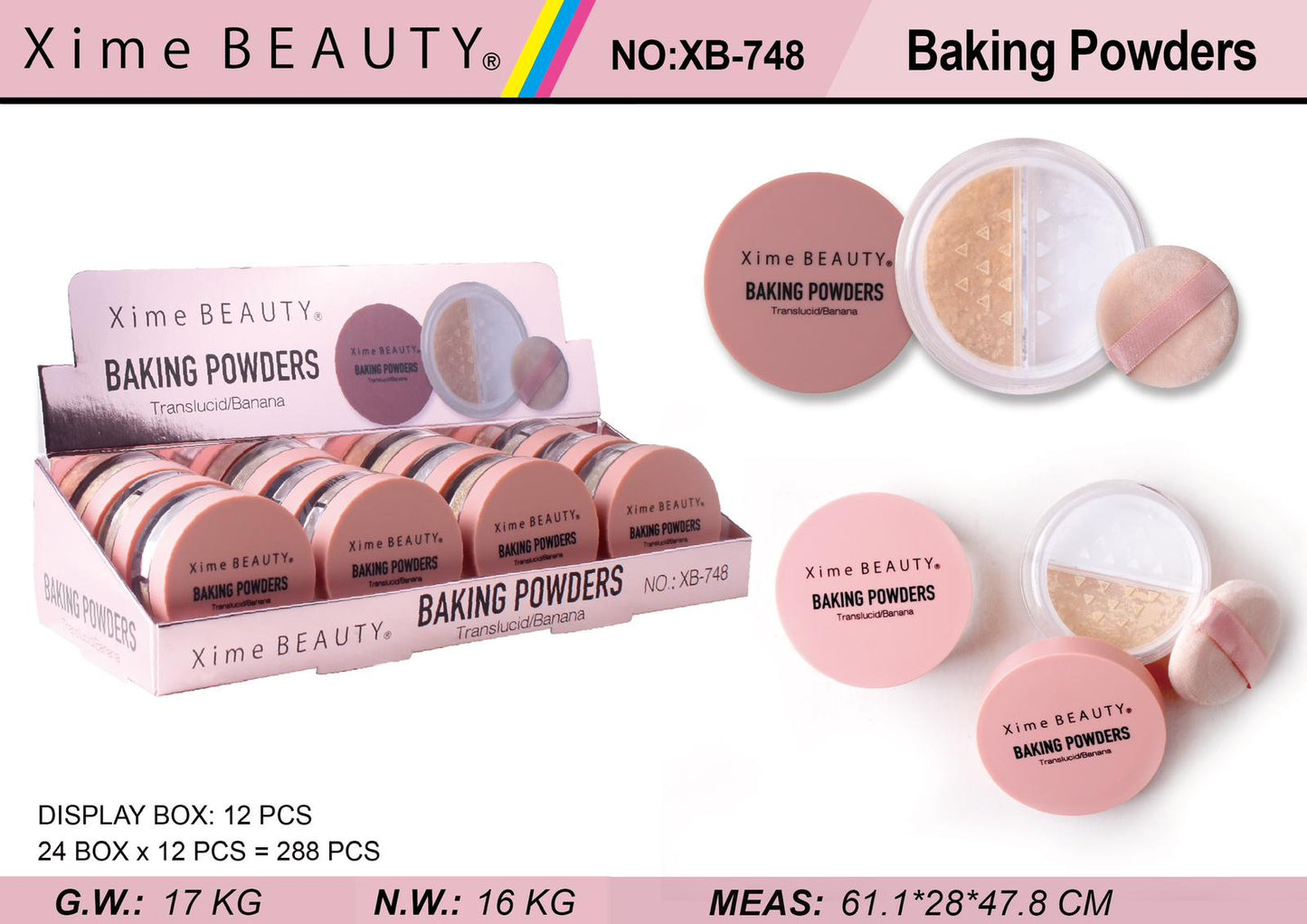 XB-748 Baking Powders Display