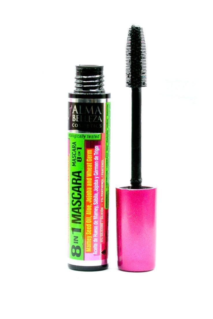 8 en 1 Volume Mamey Sábila Jojoba y germen de Trigo - Alma Belleza Mascara -6PCS
