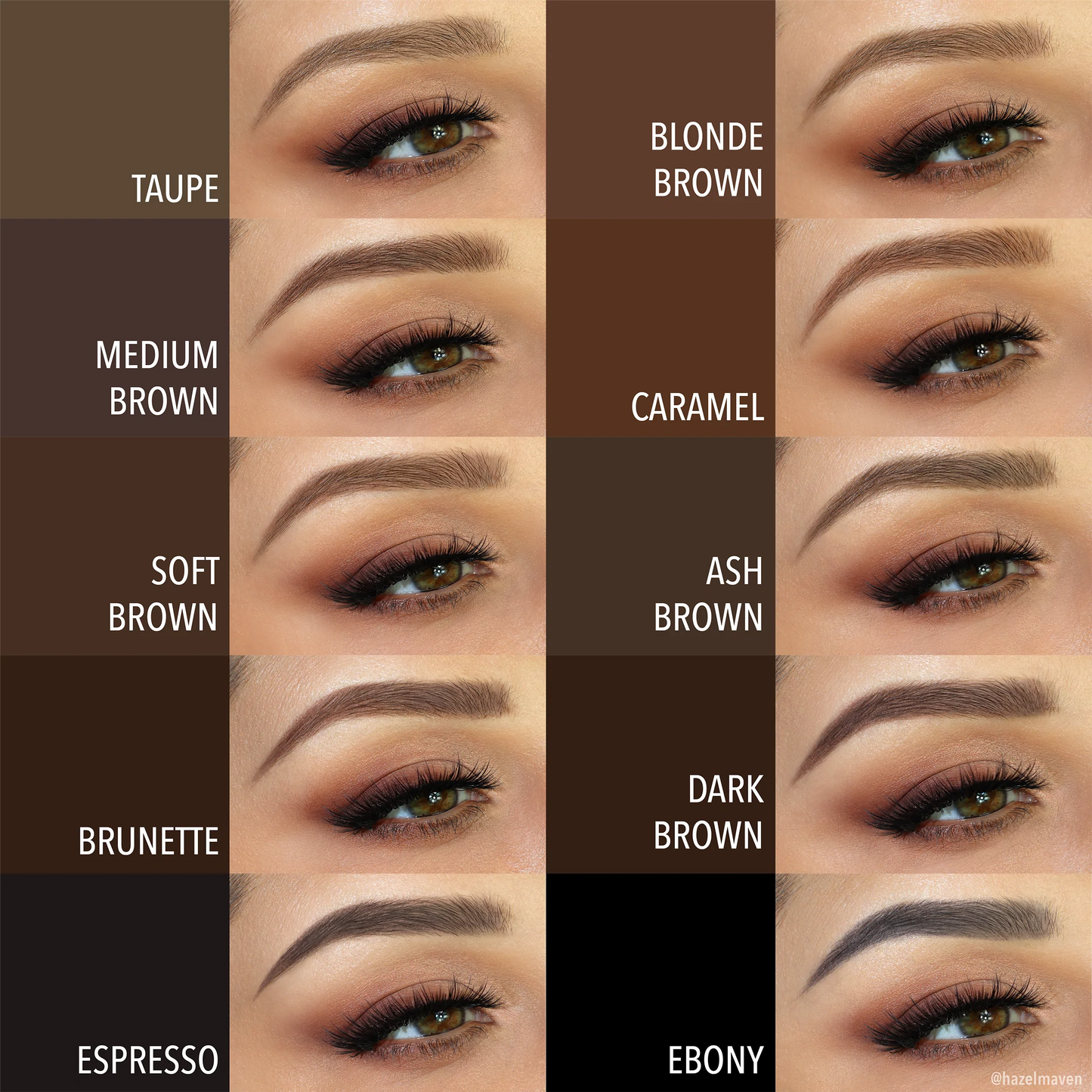 PBP007 Brunette, 1.5mm Precision Brow Pencil 3pc Bundle