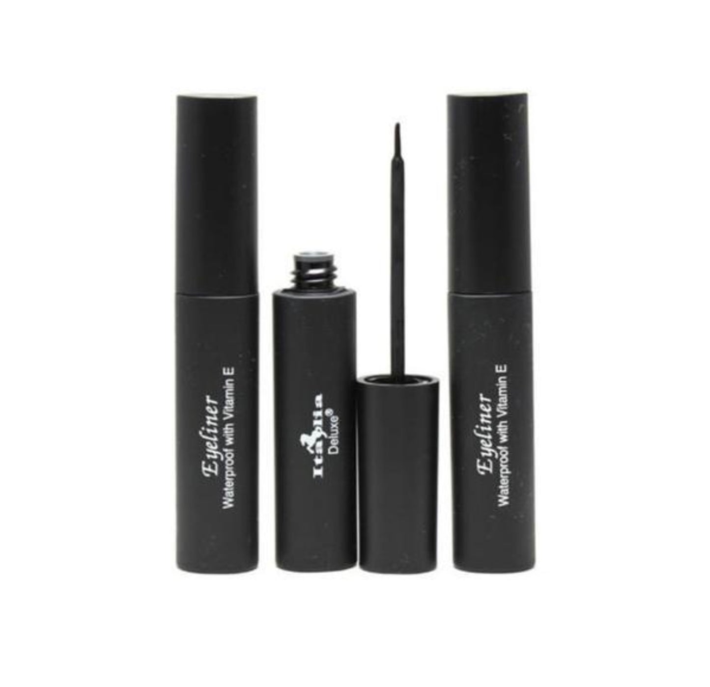 #201 Matte Liquid Black Eyeliner Waterproof with Vitamin E 6pc Set