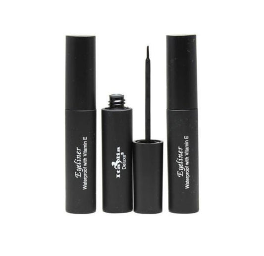 #201 Matte Liquid Black Eyeliner Waterproof with Vitamin E 6pc Set