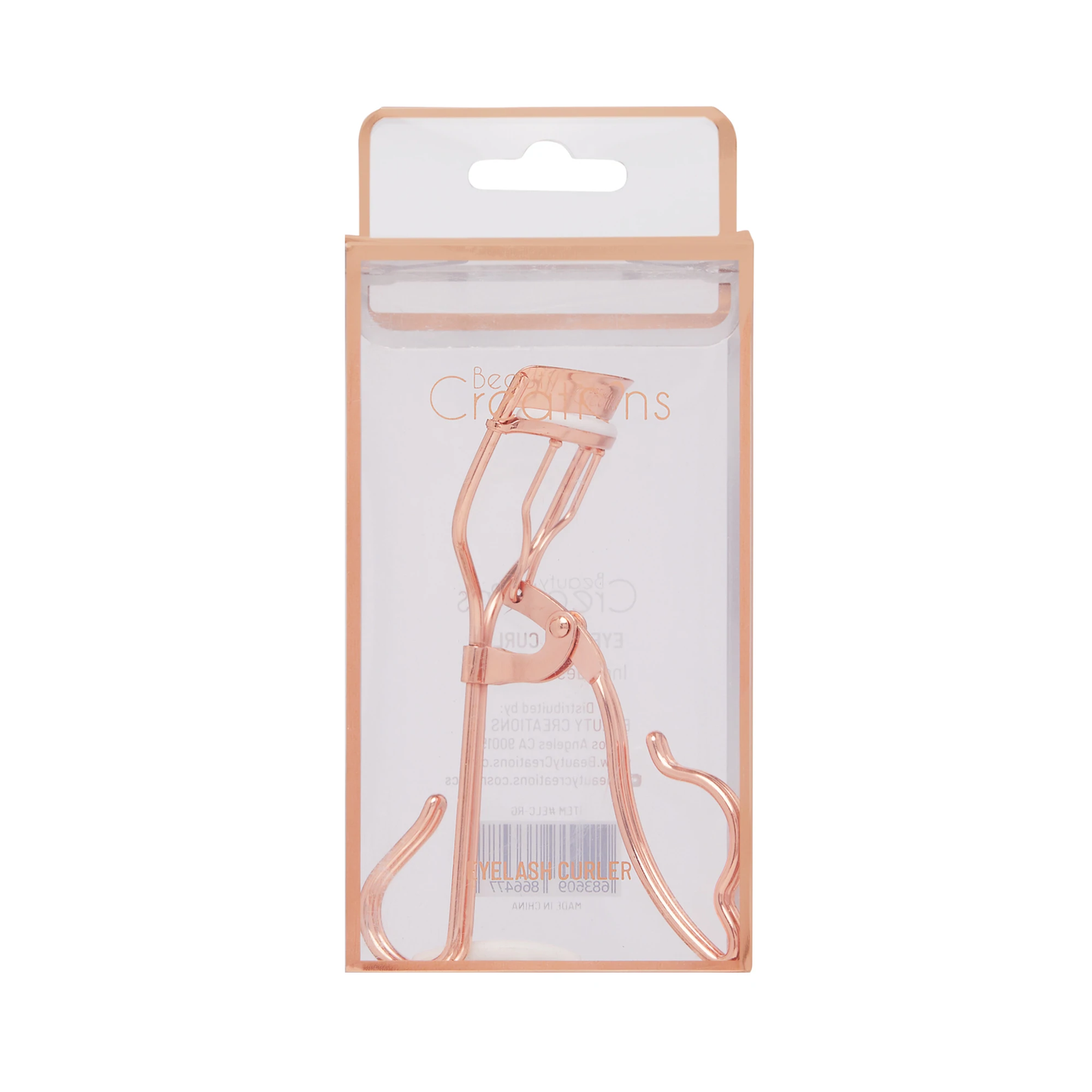 ELC-RG -Beauty Creations Eyelash Curler Rose Gold 12pc Set