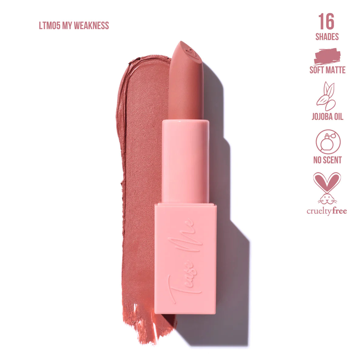 BC Tease Me Lipstick - LTM05 My weakness 6pc Set