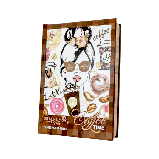 Coffee Time Pressed Pigment Book Palette – Full Face Set