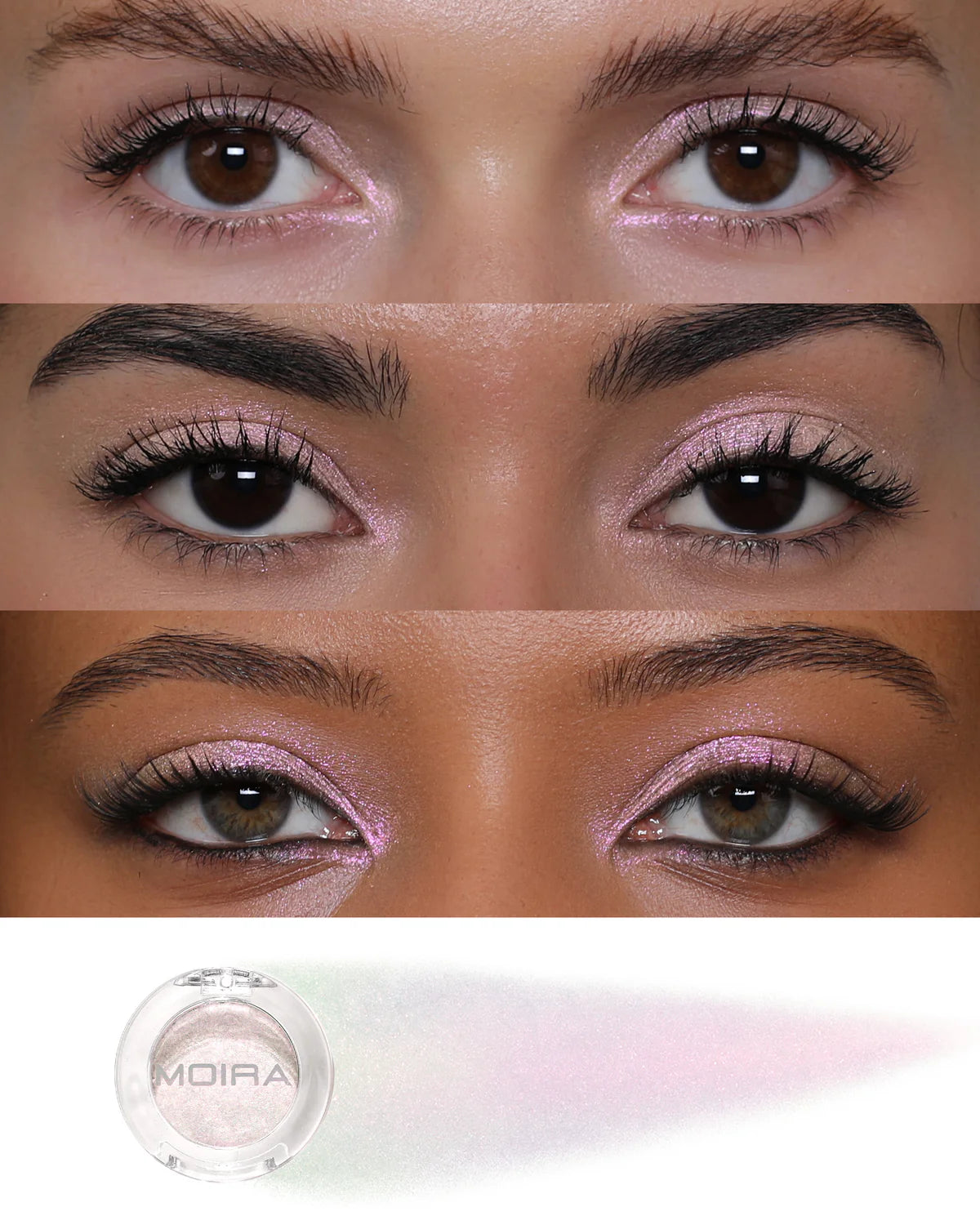 MOIRA SGS001 Supernova Glitz Shadow (001, Astro Glam) (3PCS BUNDLE)