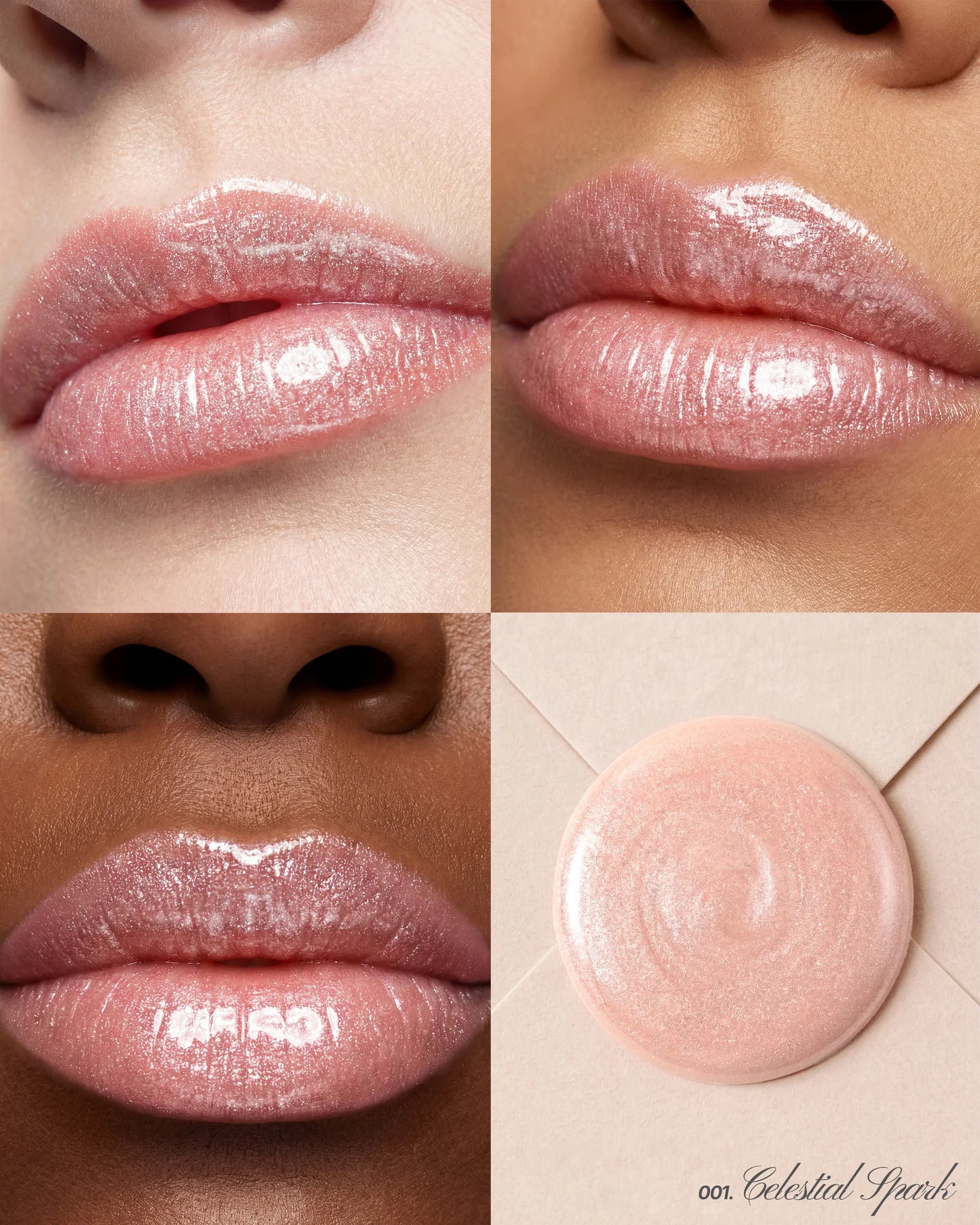Moira Angel Glow Gloss (AGG001, Celestial Spark) 3pc Bundle