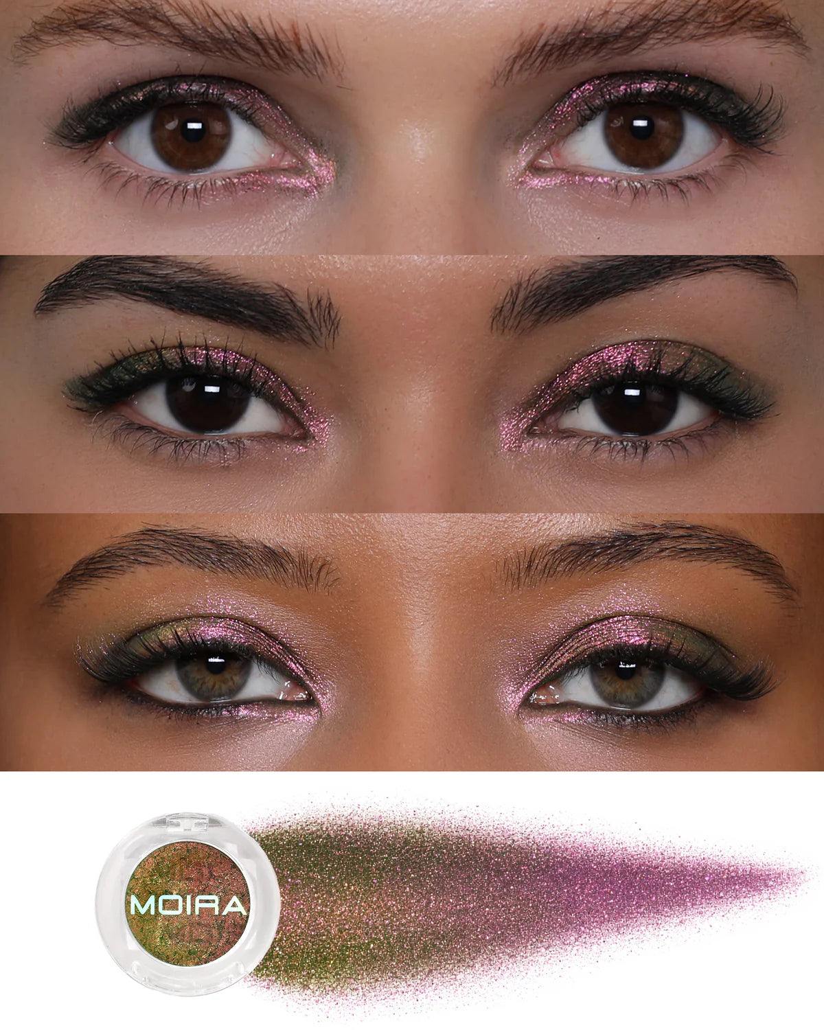 MOIRA SGS002 Supernova Glitz Shadow (002, Stellar Haze) (3PCS BUNDLE)