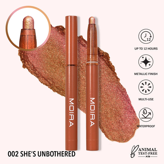 Moira Stellar Glaze Stick Shadow (SSS002, She's Unbothered) 3pc Bundle