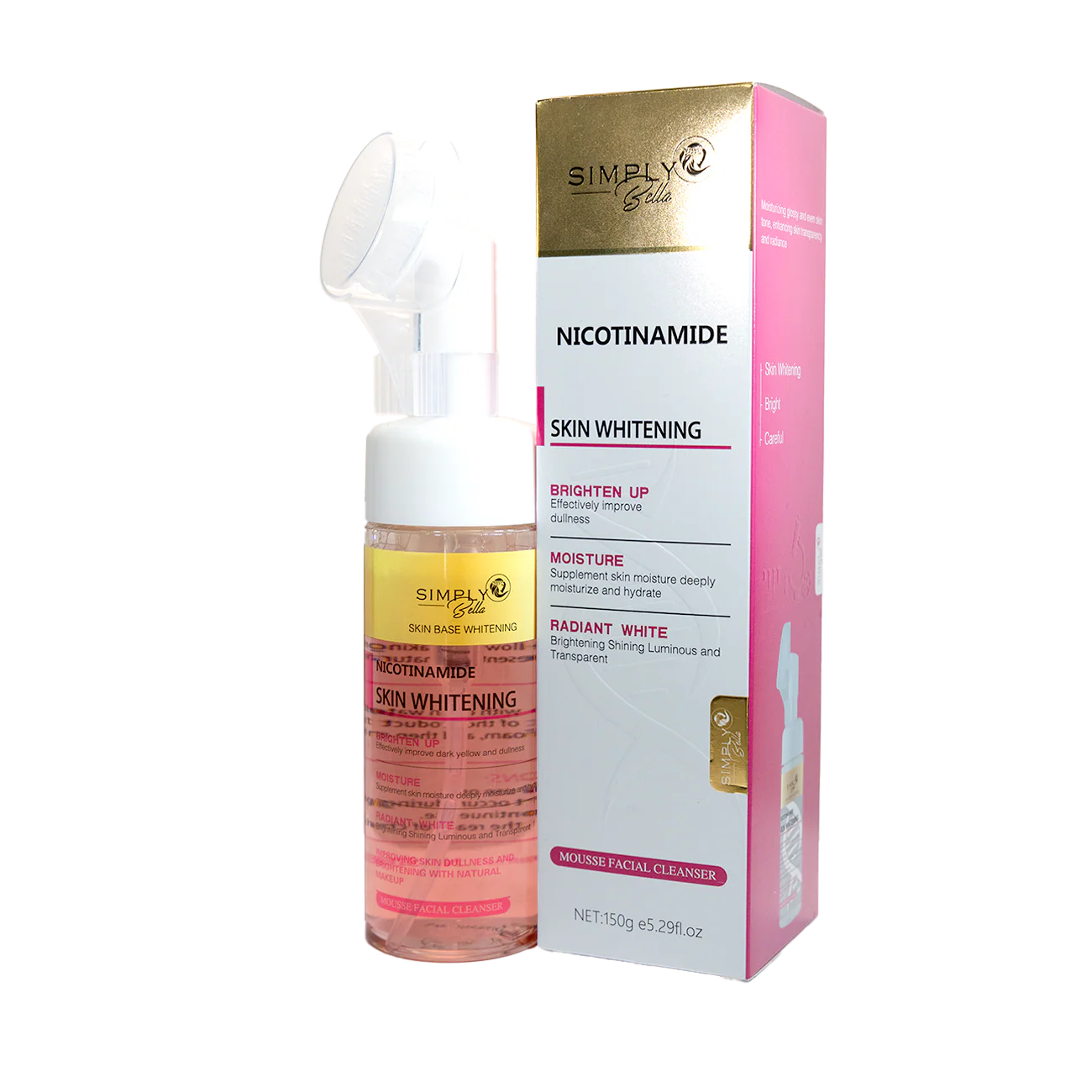 Simply Bella Nicotinamide Skin Whitening Foaming Cleanser