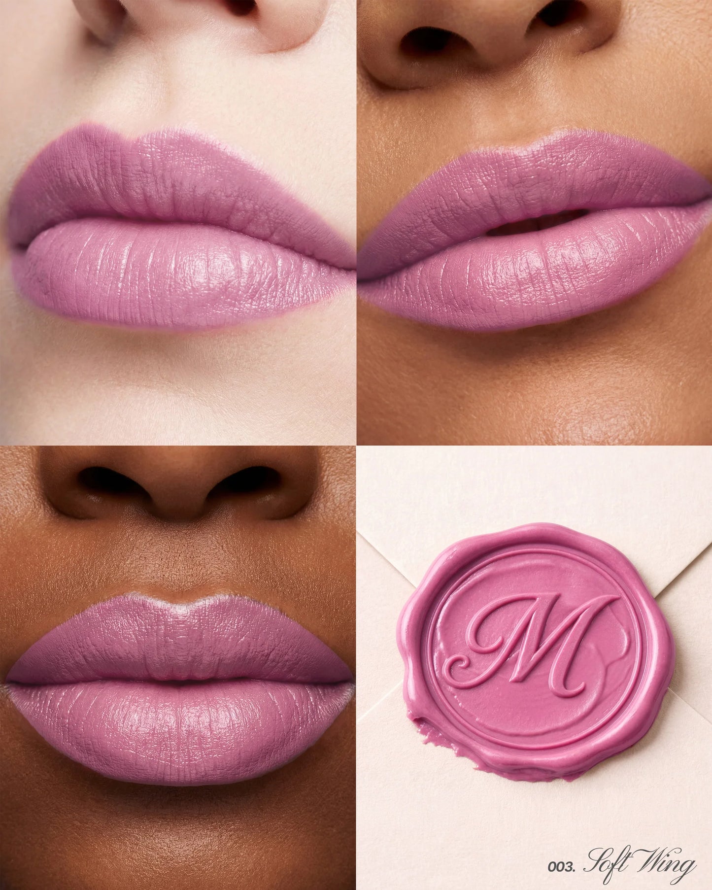 Moira Angel Satin Lipstick (ASL003, Soft Wing) 3pc Bundle