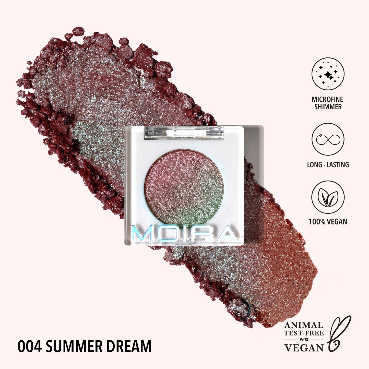 Moira Chroma Light Shadow (CLS 004, Summer Dream) 3pc Bundle