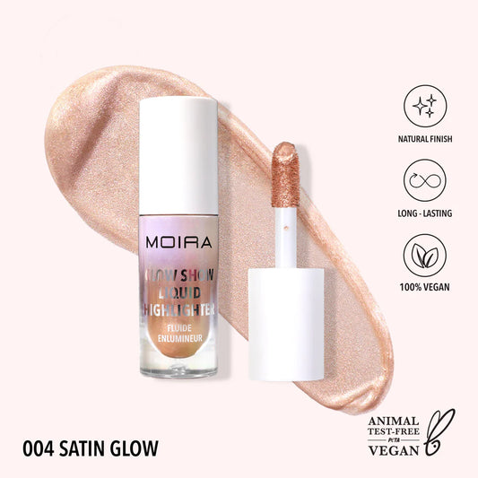 GSLH004 Glow Show Liquid Highlighter (004, Satin Glow) 3pc Bundle