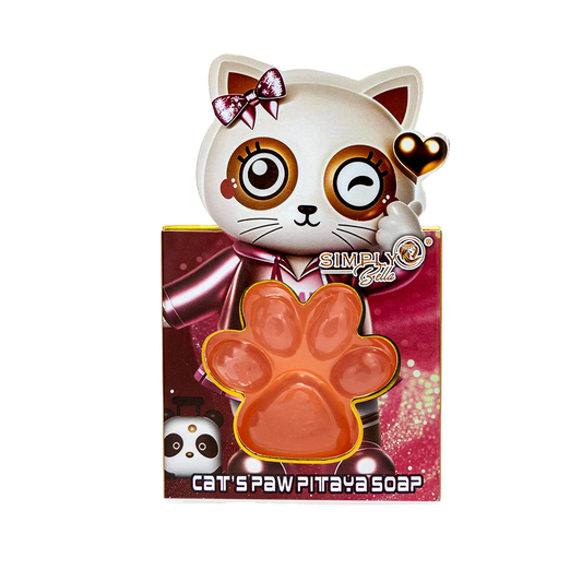 Simply Bella Cat’s Paw-Shaped Soap Bars for Kids (Pitaya Scented)