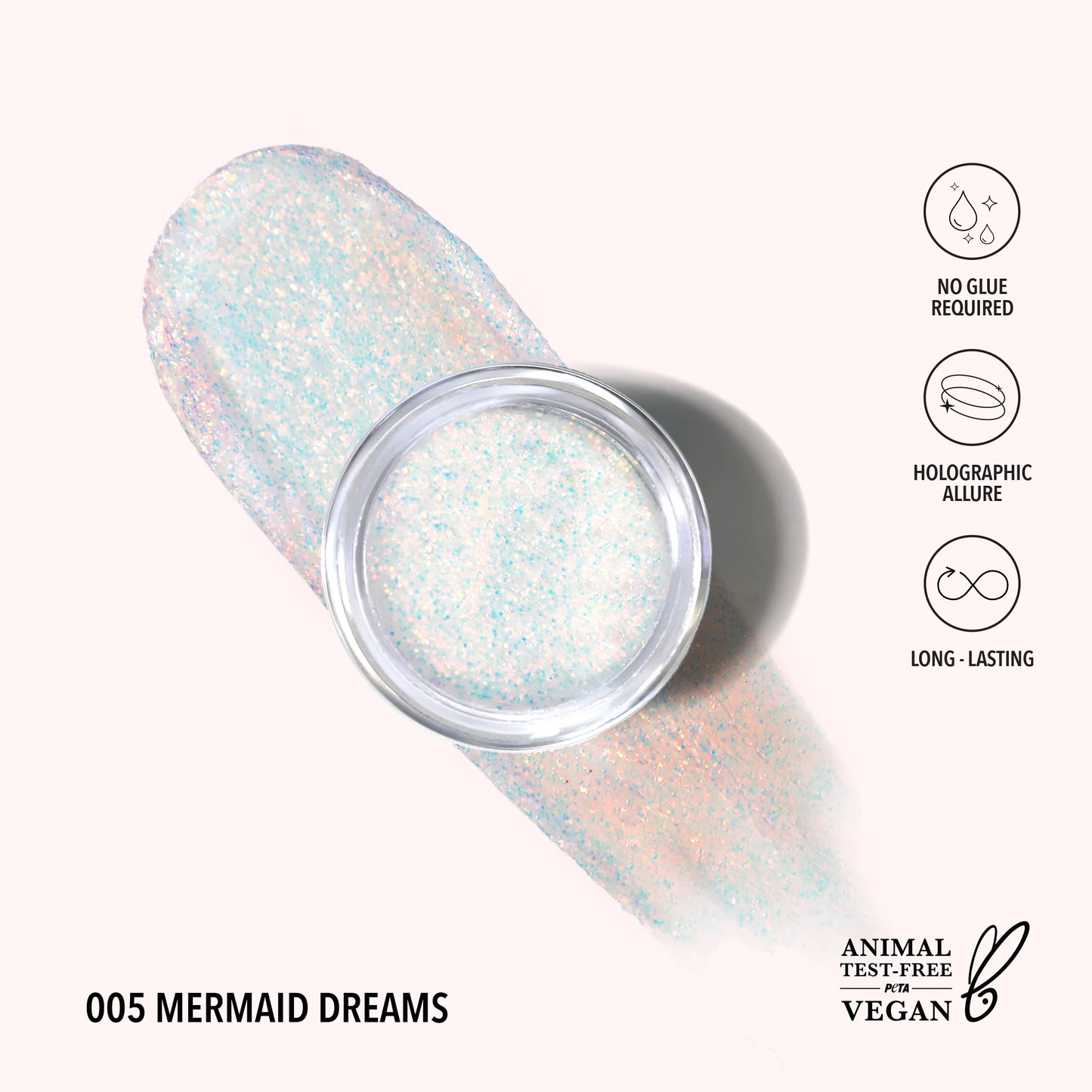 Hologram Glitter Gel (005, Mermaid Dreams) 3pc Bundle