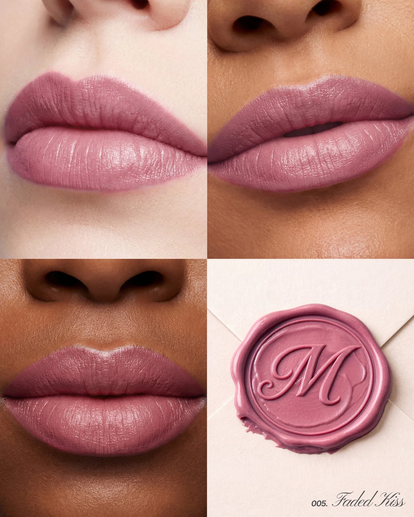 Moira Angel Satin Lipstick (ASL005, Faded Kiss) 3pc Bundle