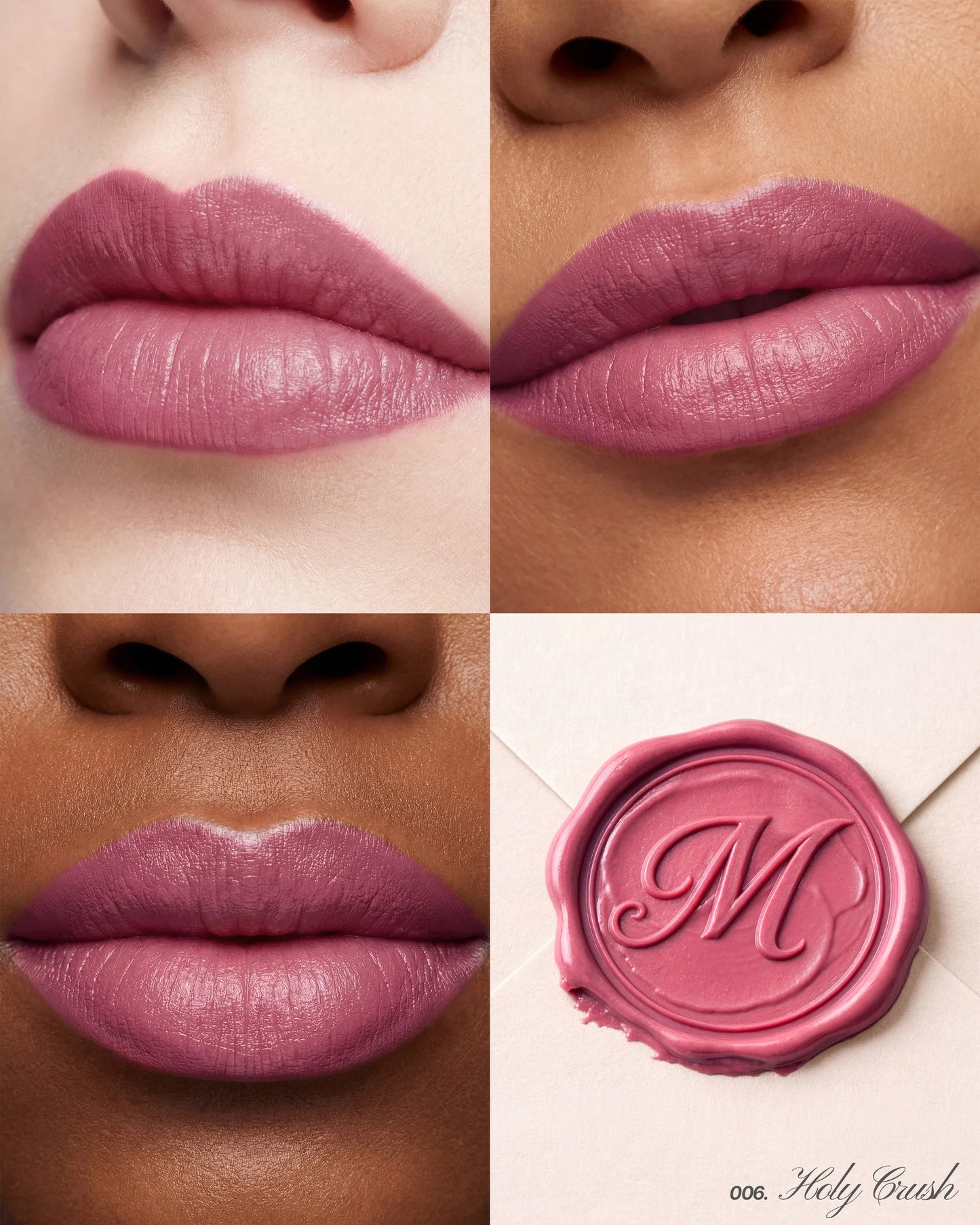 Moira Angel Satin Lipstick (ASL006, Holy Crush) 3pc Bundle