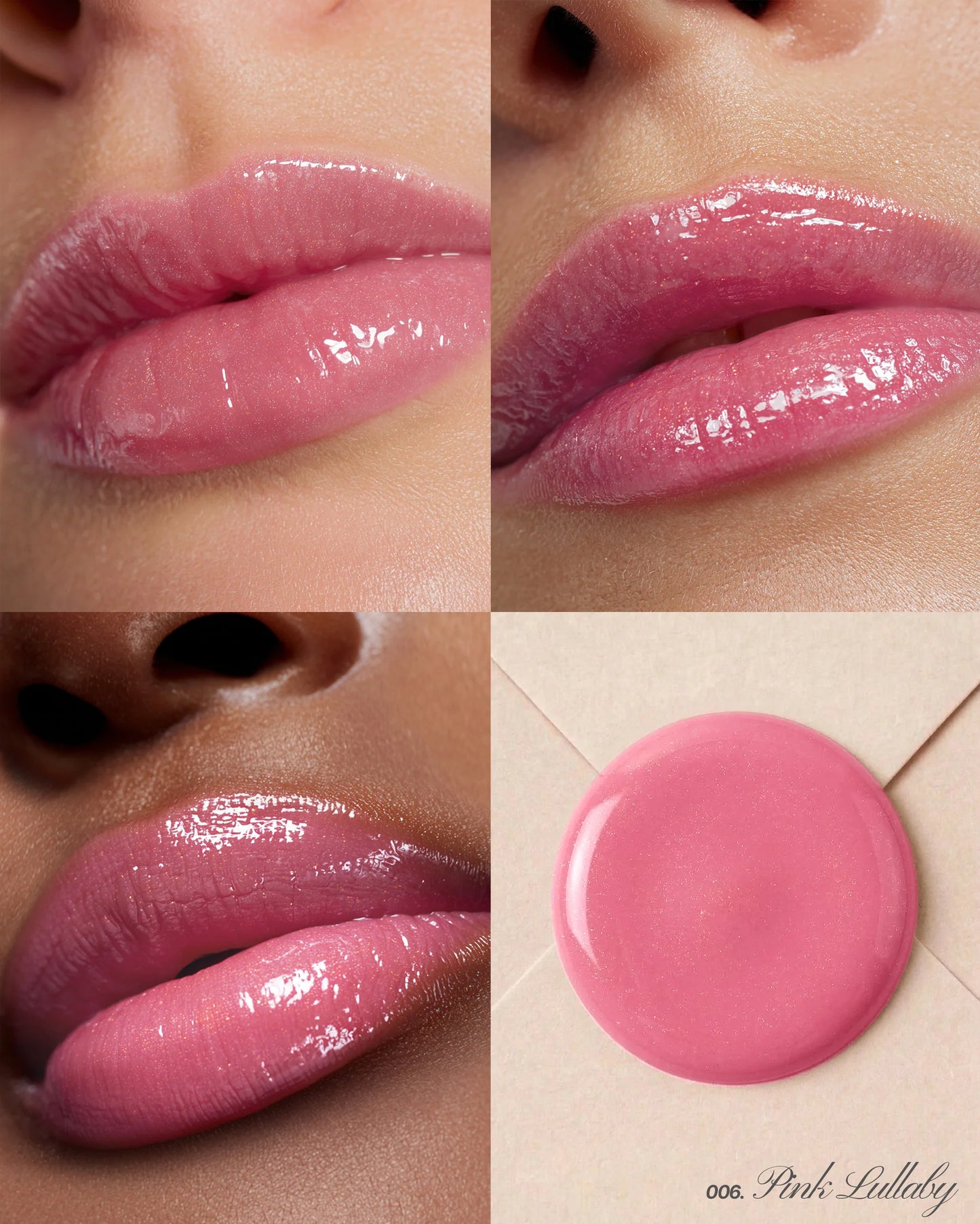 Moira Angel Glow Gloss (AGG006, Pink Lullaby) 3pc Bundle