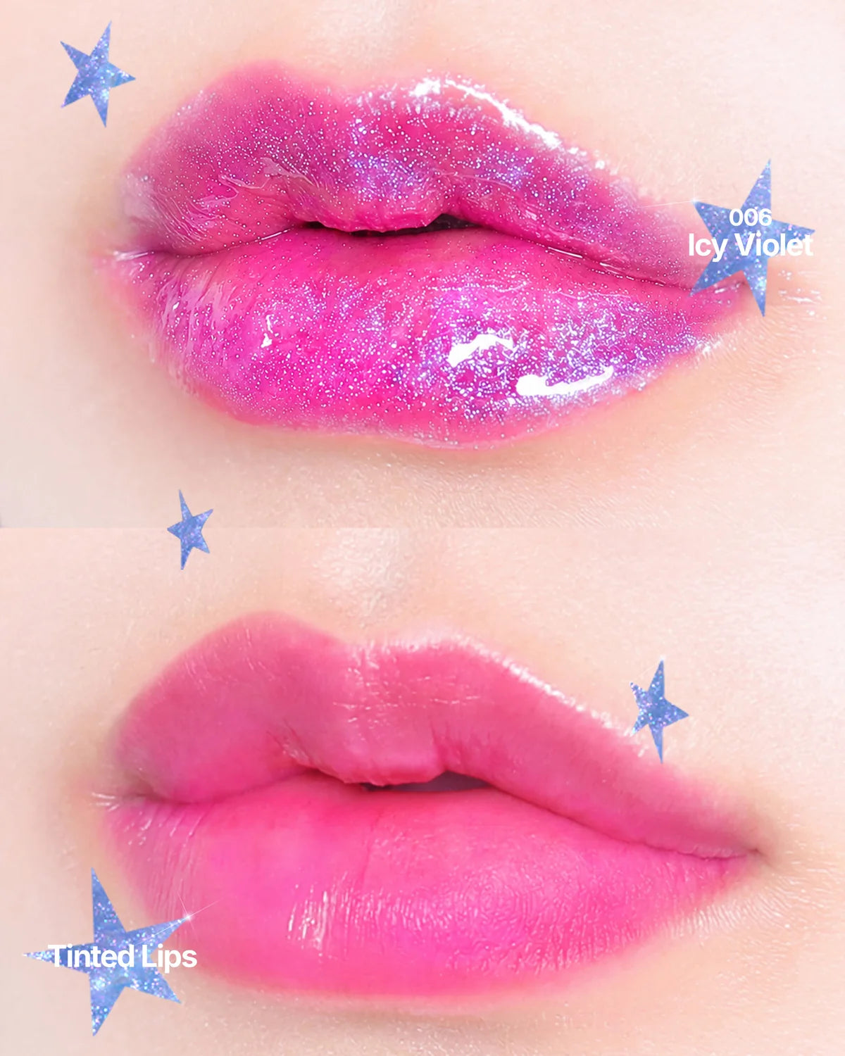 CKO006 Moira Chroma Kiss pH Tint Oil (Icy Violet) 3PCS SET