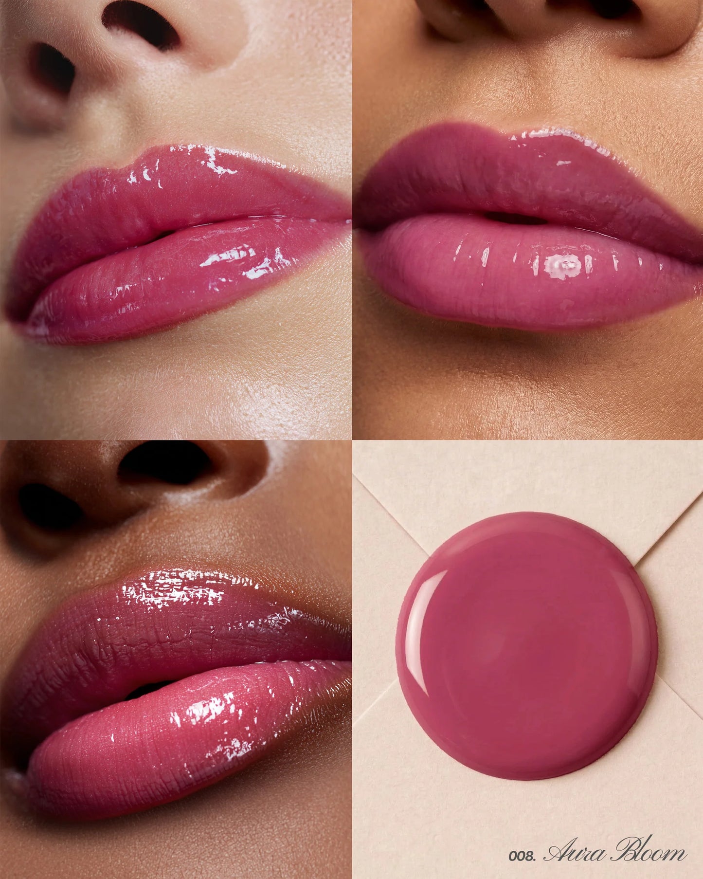 Moira Angel Glow Gloss (AGG008, Aura Bloom) 3pc Bundle