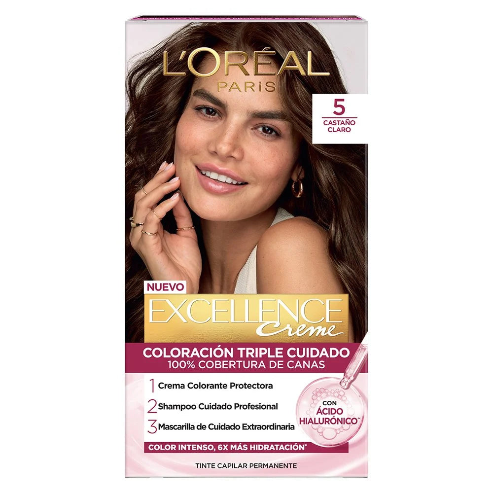 L'Oréal Paris Excellence core tinte Tinte permanente 5 Castaño claro