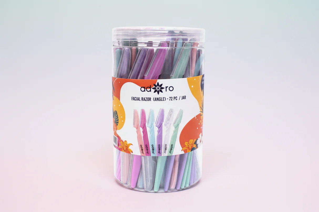 Adoro Facial Razor (Angle) 72pc Jar