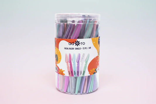 Adoro Facial Razor (Angle) 72pc Jar